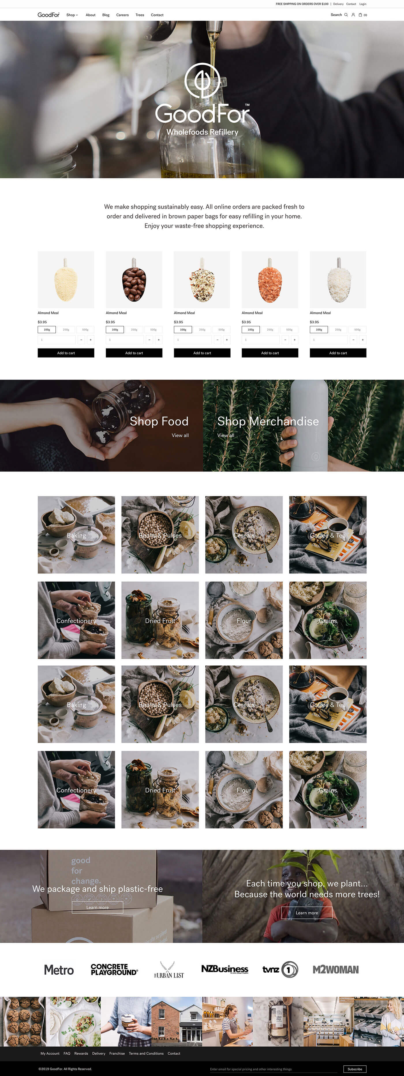 GoodFor Homepage